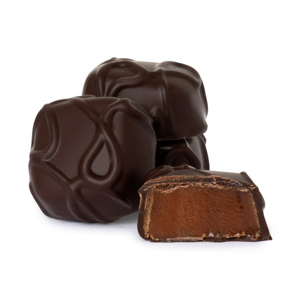 Wholesale BoxNCase Dark Chocolate Caramels- Bulk