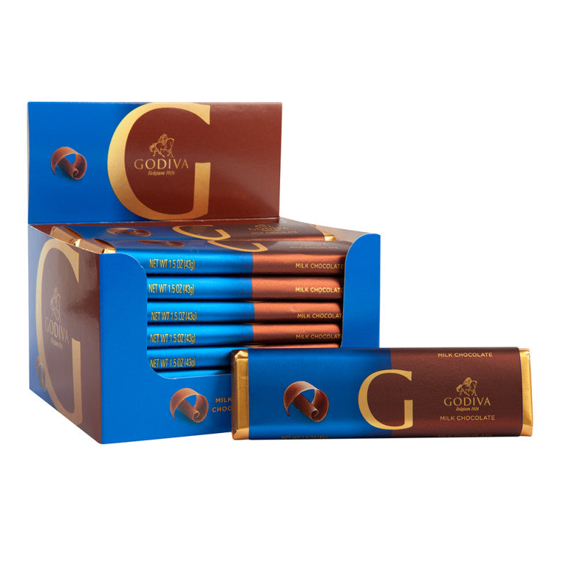Wholesale Godiva Milk Chocolate 1.5 Oz Bar- Bulk
