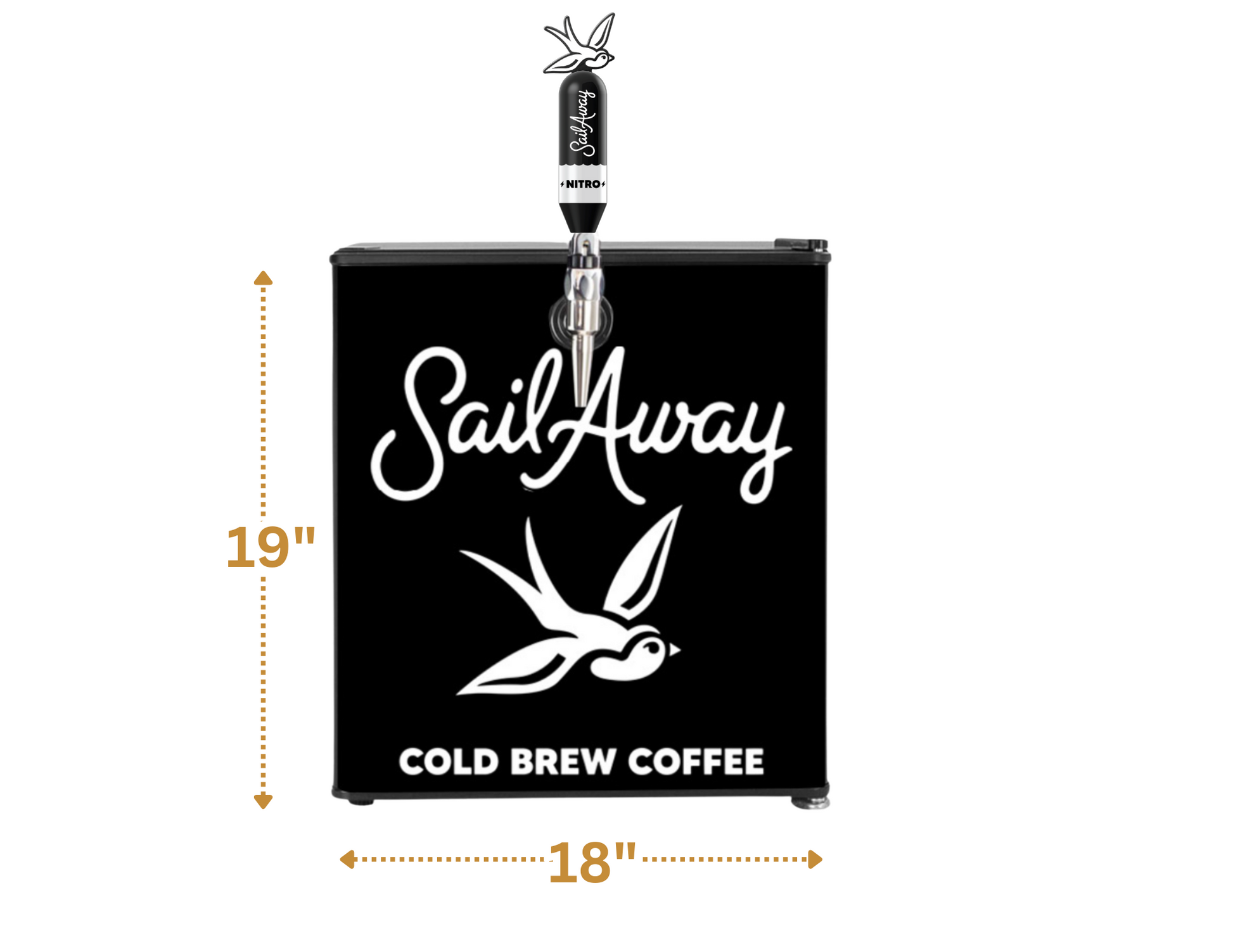 Wholesale Sail Away Nitro Coldbrew Tap Dispenser | 1 unit- Bulk