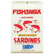 Wholesale FishSnax by José Andrés Sardines In Extra Virgin Olive Oil 4.1 Oz- Bulk