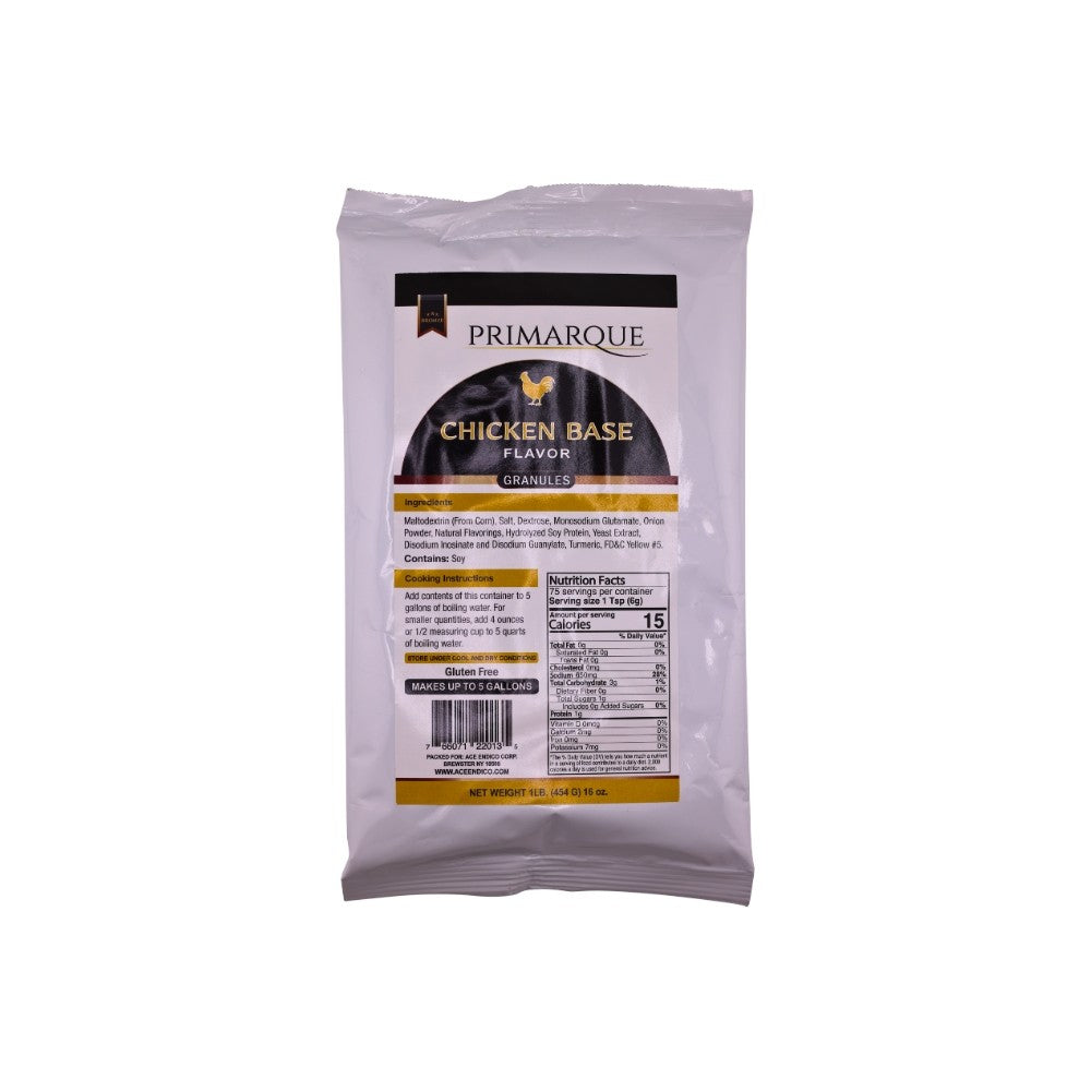Wholesale Primarque Brnz Case Granular Chicken Base Flavor Bronze- Bulk