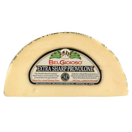 Wholesale Belgioioso Extra Sharp Provolone Cheese Wedges | 8 oz- Bulk