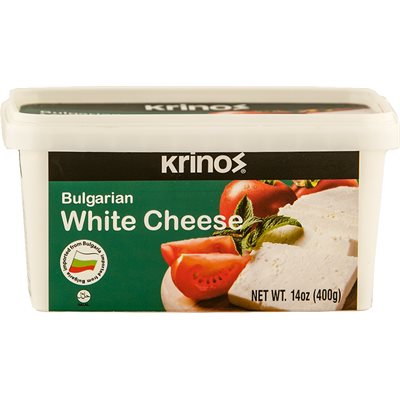 Wholesale Krinos White Cheese 400G Tub- Bulk