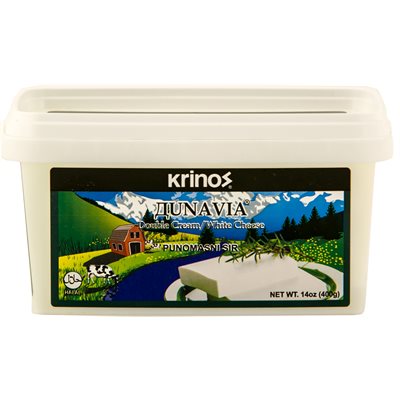 Wholesale Krinos Dunavia Creamy Cheese 400G Tub- Bulk