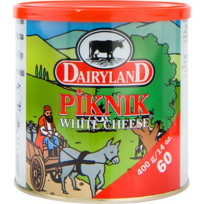 Wholesale Sutdiyari Piknik White Cheese 400G Tin- Bulk