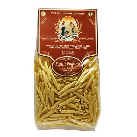 Wholesale Dal Raccolto Fusilli Pugliesi Pasta | 1 lb (500 gr)- Bulk