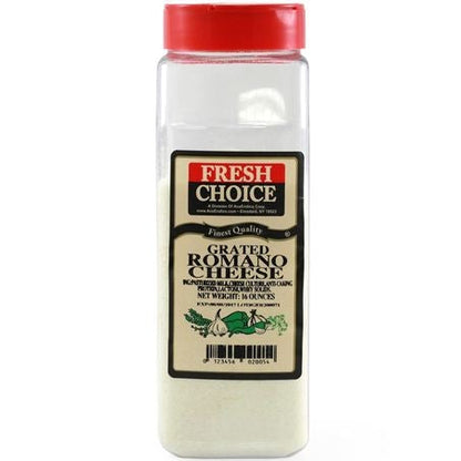 Wholesale Fresh Choice Each Grated Romano Cheese- Bulk