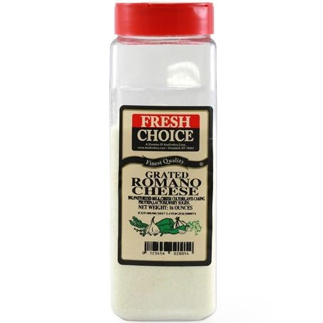 Wholesale Fresh Choice Each Grated Romano Cheese- Bulk