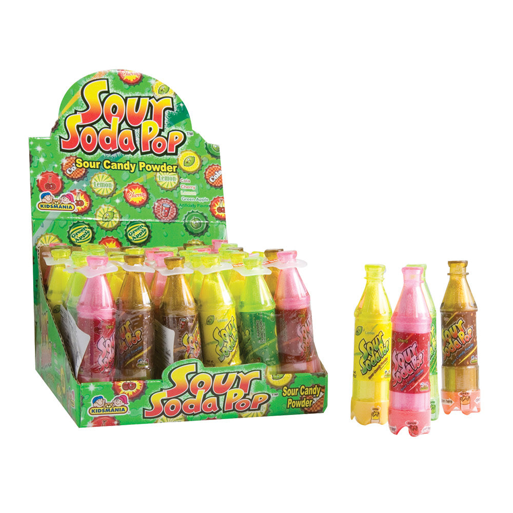 Wholesale Sour Soda Pop Sour Candy Powder 1.27 Oz- Bulk