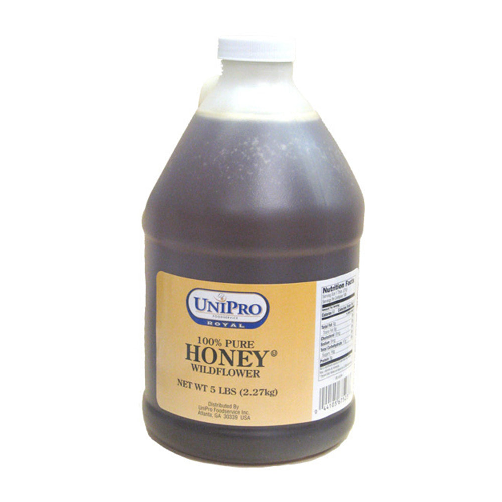 Wholesale Sweet Harvest Wildflower Honey, 5Lb Jug | 5 lb jug- Bulk