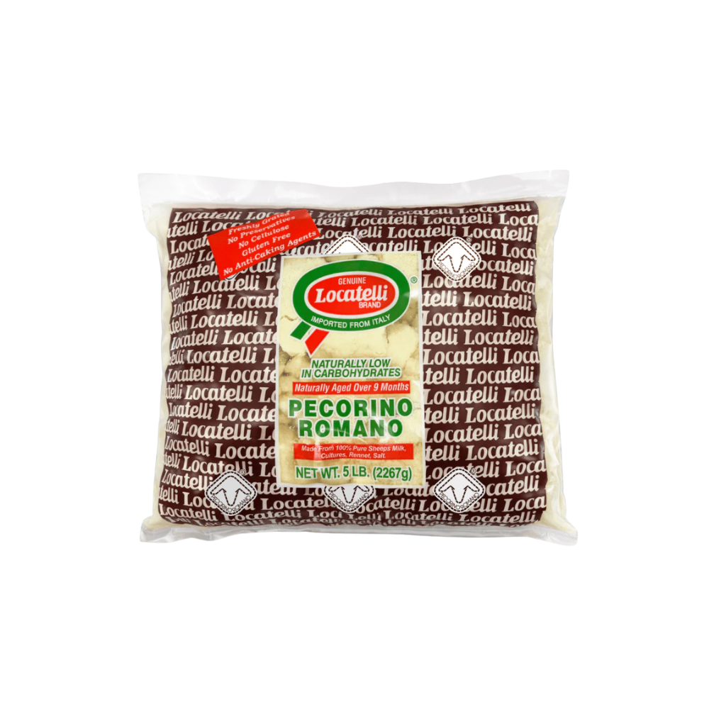 Wholesale Locatelli Each Grated Pecorino Romano Cheese- Bulk