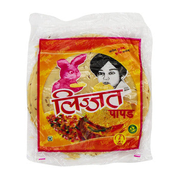 Wholesale Lijjat Cumin Pappadum Jeera Papad 7.1oz- Bulk