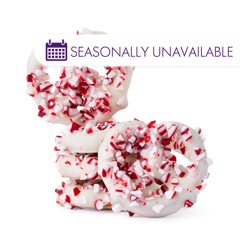 Wholesale BoxNCase Mini Yogurt Pretzels With Crushed Peppermint- Bulk