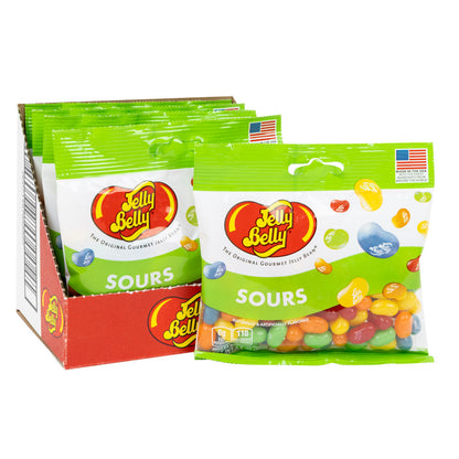 Wholesale Jelly Belly Sours Mix 3.5 Oz Peg Bag- Bulk