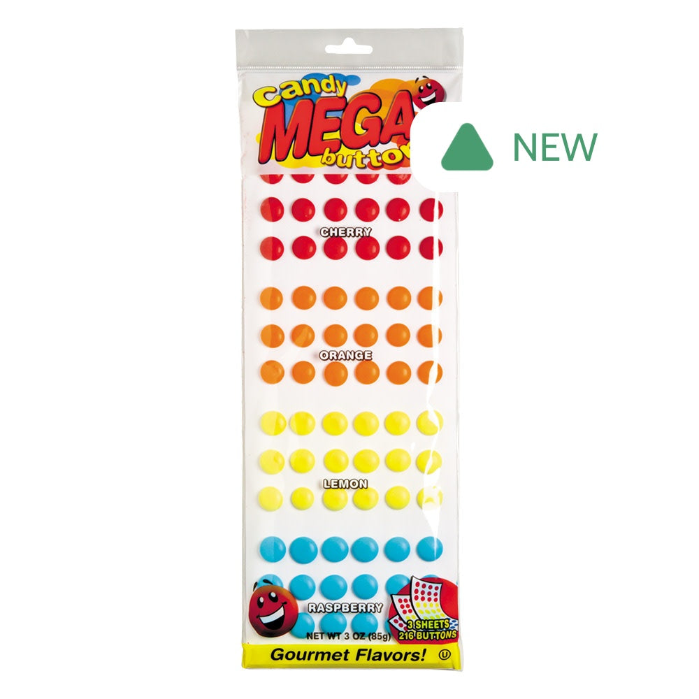Wholesale Mega Candy Buttons 3 Oz- Bulk