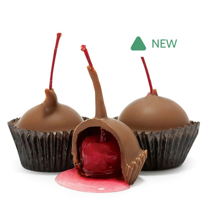 Wholesale BoxNCase Milk Chocolate Stem Cherries- Bulk