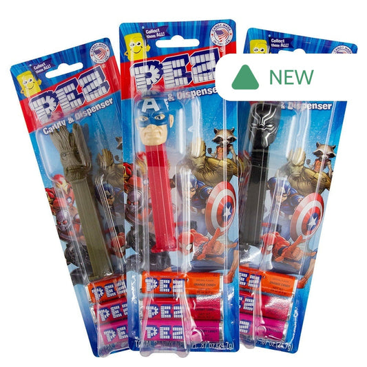 Wholesale Pez Marvel Heroes Assortment Blister Pack 0.87 Oz- Bulk