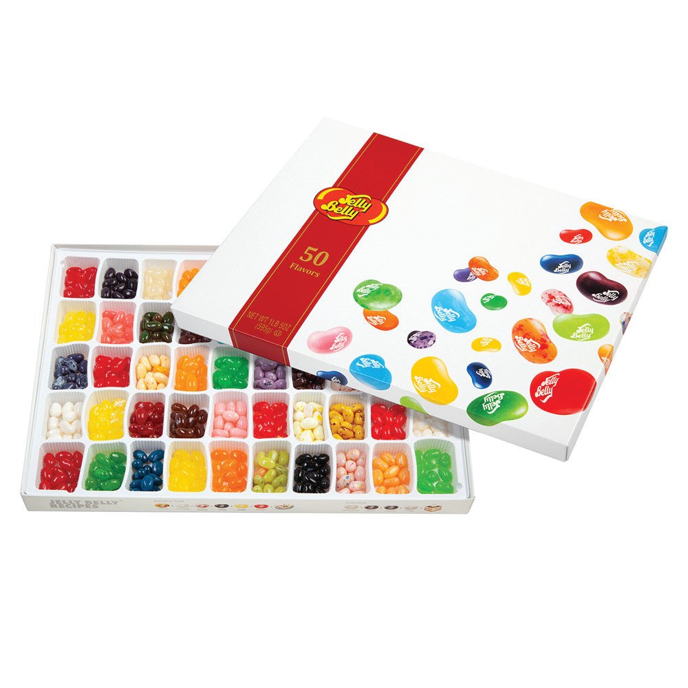 Wholesale Jelly Belly 50 Flavors 21 Oz Gift Box- Bulk