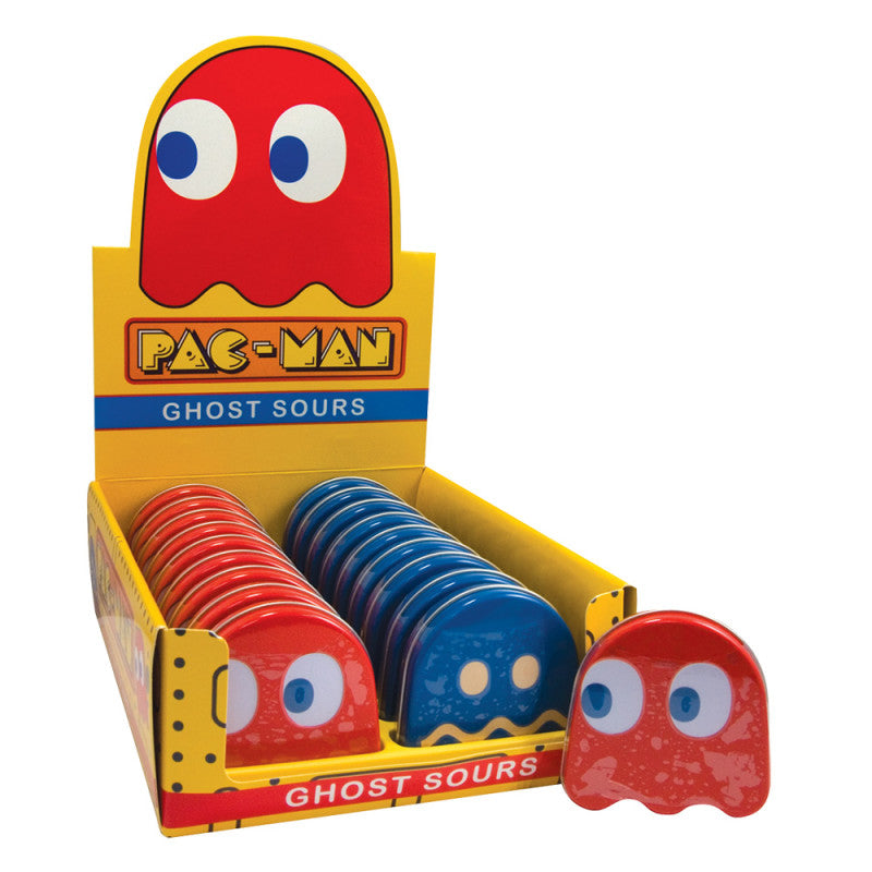 Wholesale Pac-Man Ghost Sours 1.2 Oz Tin- Bulk