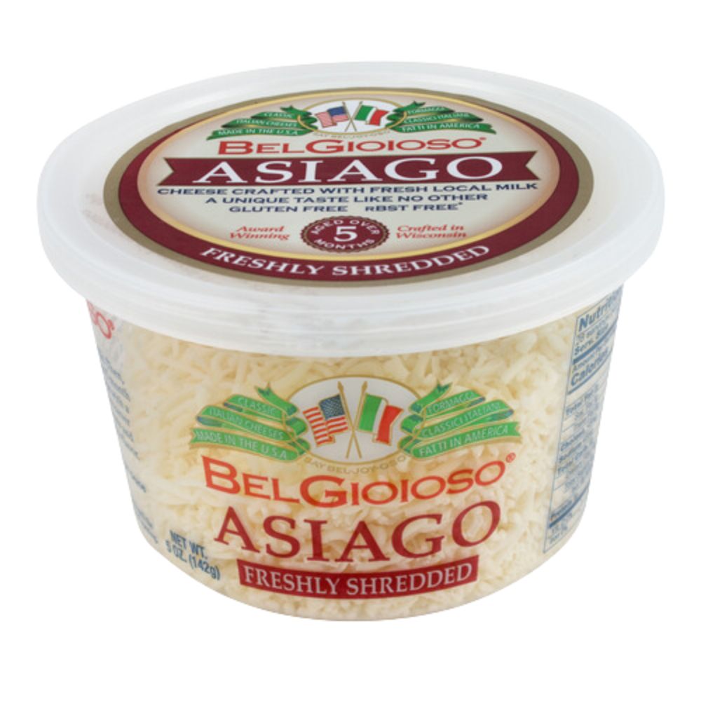 Wholesale Belgioioso Shredded Asiago Cheese Cup | 5 oz- Bulk