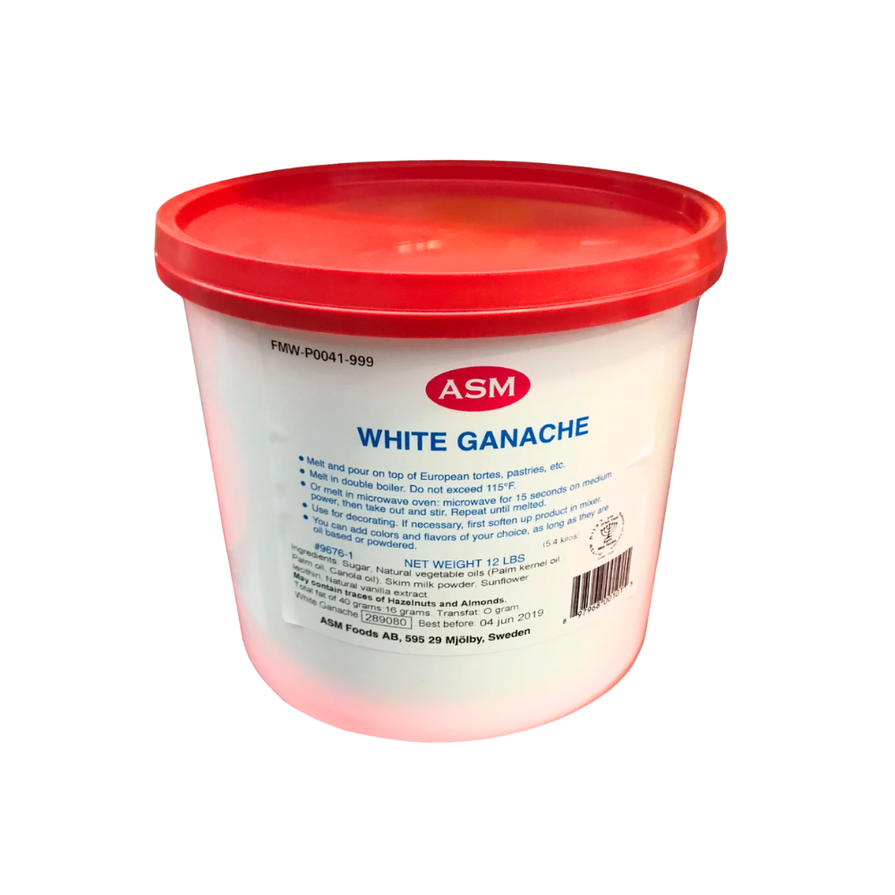 Wholesale Asm Case White Chocolate Coating Ganache- Bulk