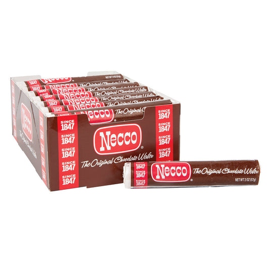 Wholesale Necco Chocolate Wafers 2.02 Oz Roll- Bulk