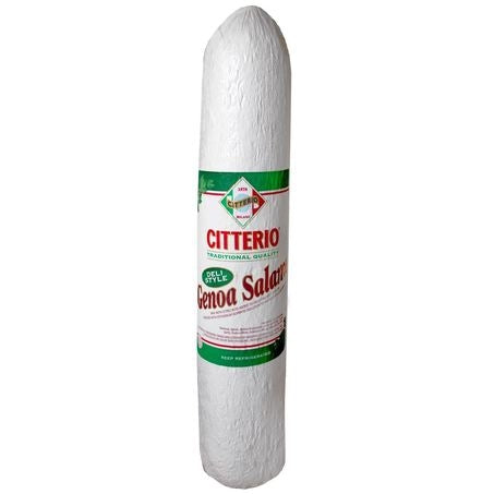 Wholesale Citterio Case Genoa Salame With Artificial Casing- Bulk
