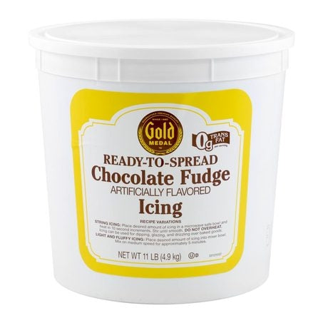 Wholesale Gold Medal Case Chocolate Fudge Icing Ready To Use- Bulk
