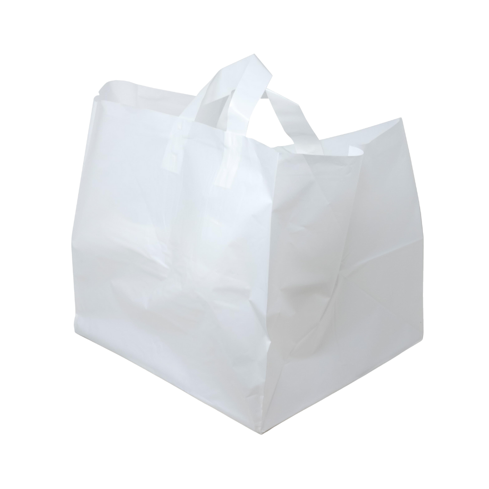 Wholesale Glopack Case Shopping Bag Reusable Half Tray- Bulk
