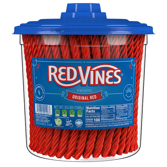 Wholesale Red Vines Original Red Licorice Tub *Sf Dc Only*- Bulk
