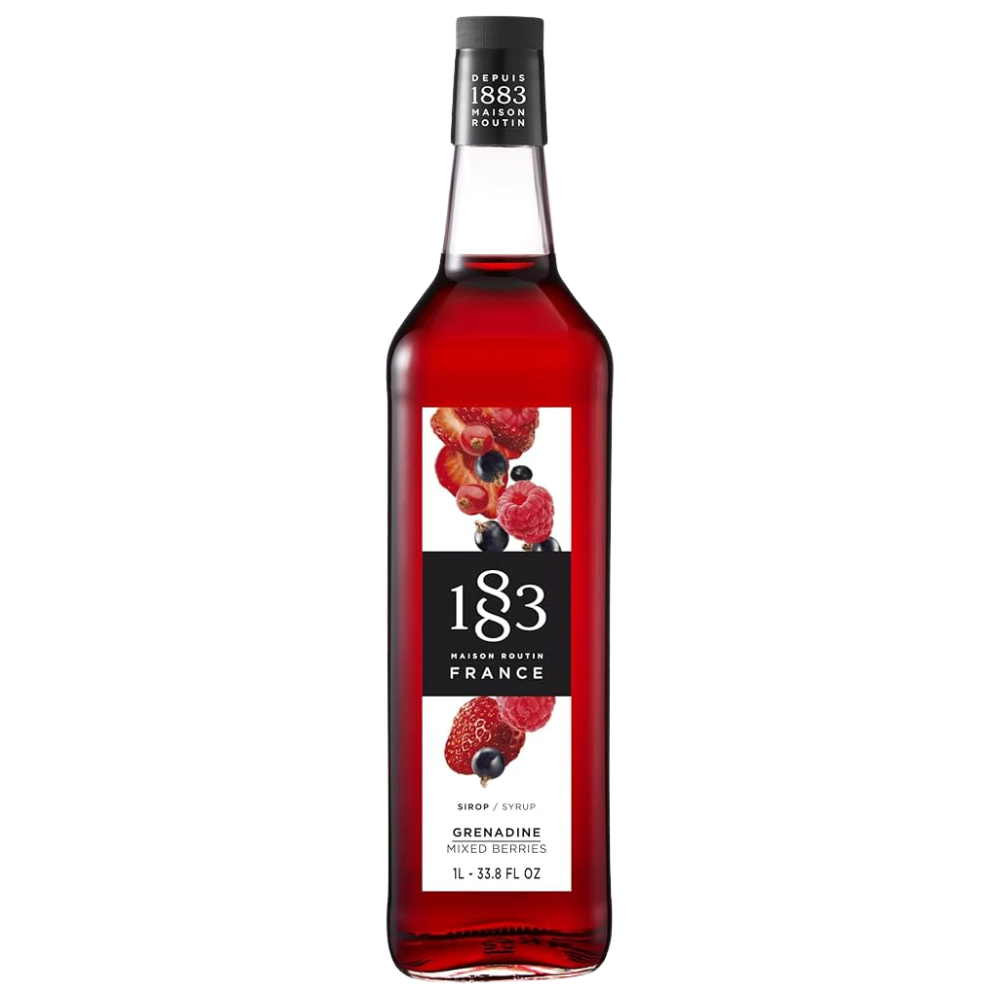 Wholesale 1883 Case Grenadine Mixed Berry Beverage Syrup- Bulk