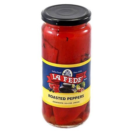 Wholesale La Fede Case Roasted Red Peppers- Bulk