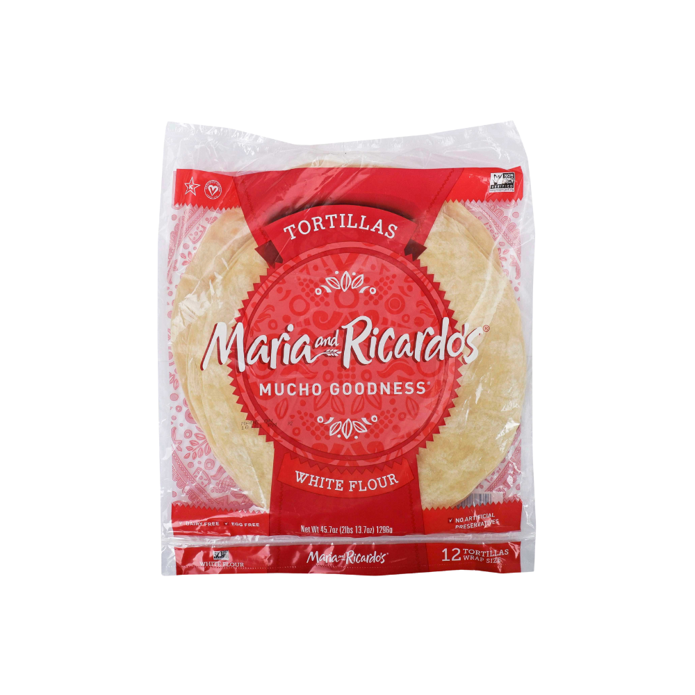 Wholesale Maria & Ricard Case 6 Inch White Flour Tortilla- Bulk