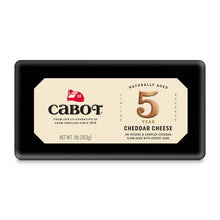 Wholesale Cabot 5 Year White Cheddar Deli Bar- Bulk