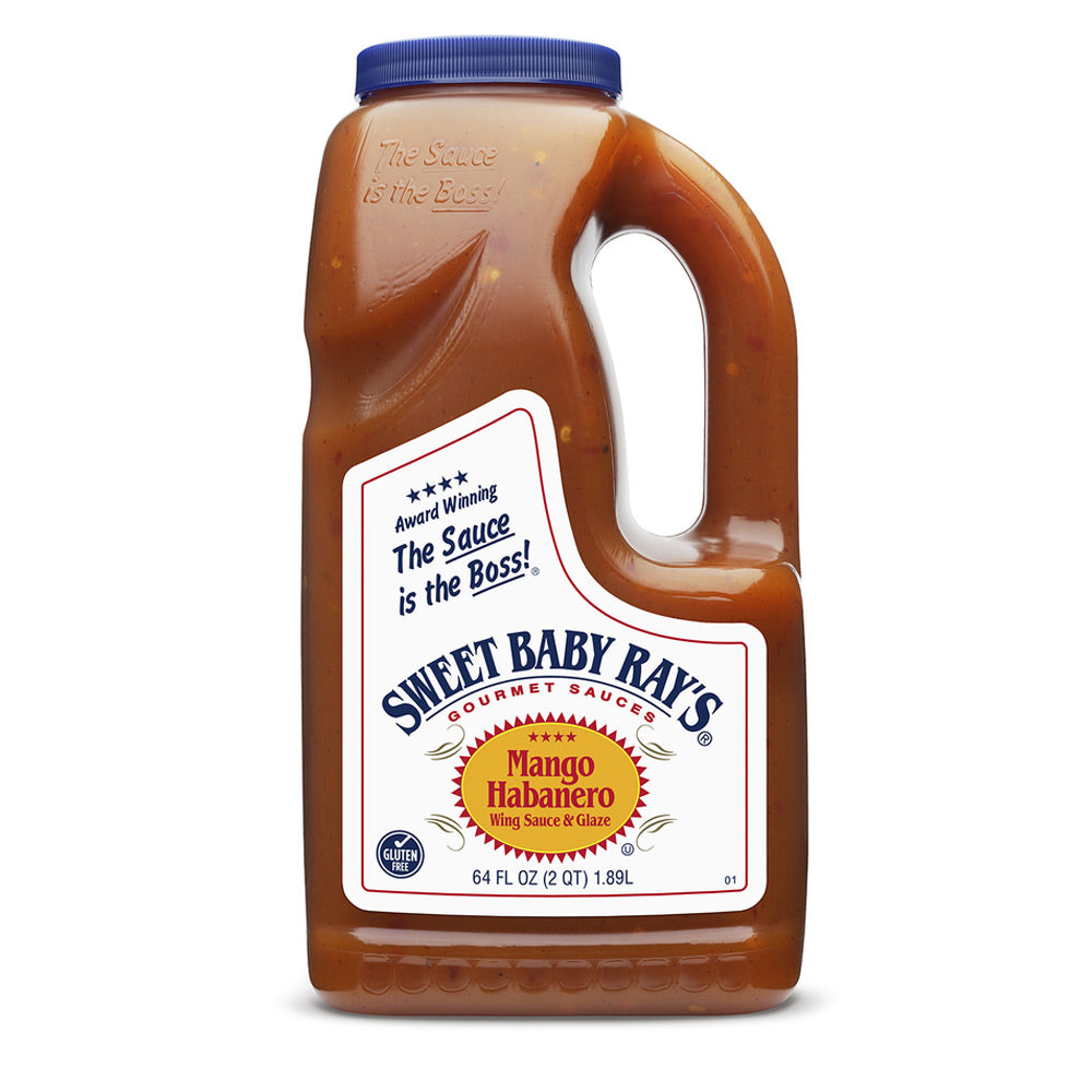 Wholesale Sweet Baby Ray Case Mango Habanero Wing Sauce & Glaze- Bulk