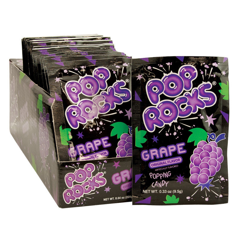 Wholesale Pop Rocks Grape Popping Candy 0.33 Oz- Bulk
