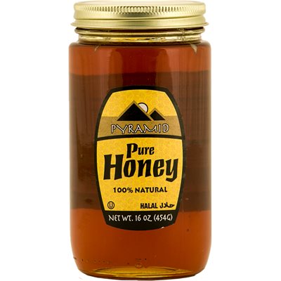 Wholesale Pyramid Honey 16Oz (454G) Jar- Bulk