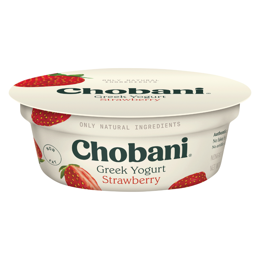 Wholesale Chobani Case Strawberry Greek Yogurt- Bulk