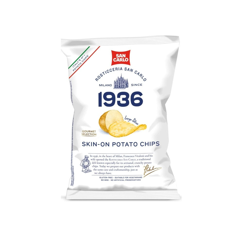 Wholesale San Carlo Case Skin On Italian Potato Chips- Bulk