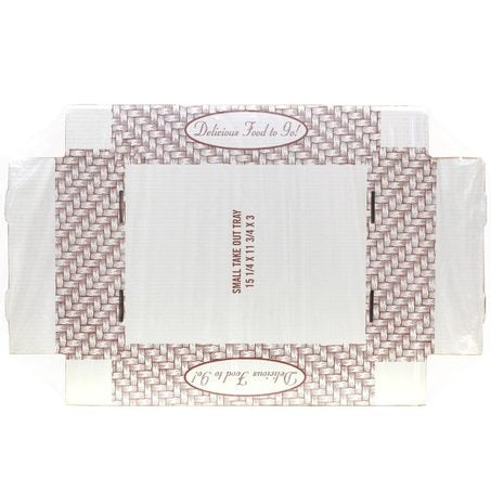 Wholesale BoxNCase Case Small Take Out Tote Box- Bulk
