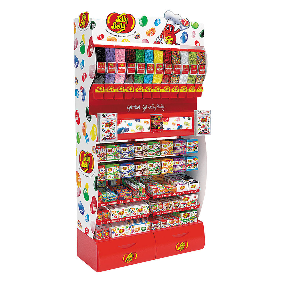 Wholesale Jelly Belly Fixture 4 Ft Free Standing * Custom Order*- Bulk