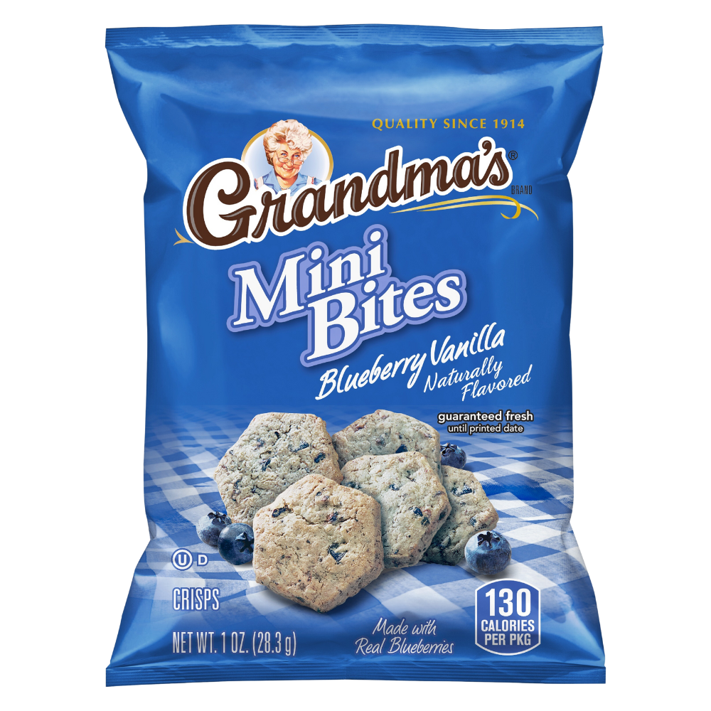 Wholesale Grandma'S Vanilla Blueberry Cookie Bites | 1 oz- Bulk