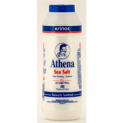 Wholesale Krinos Sea Salt 750G Plastic Bottle- Bulk