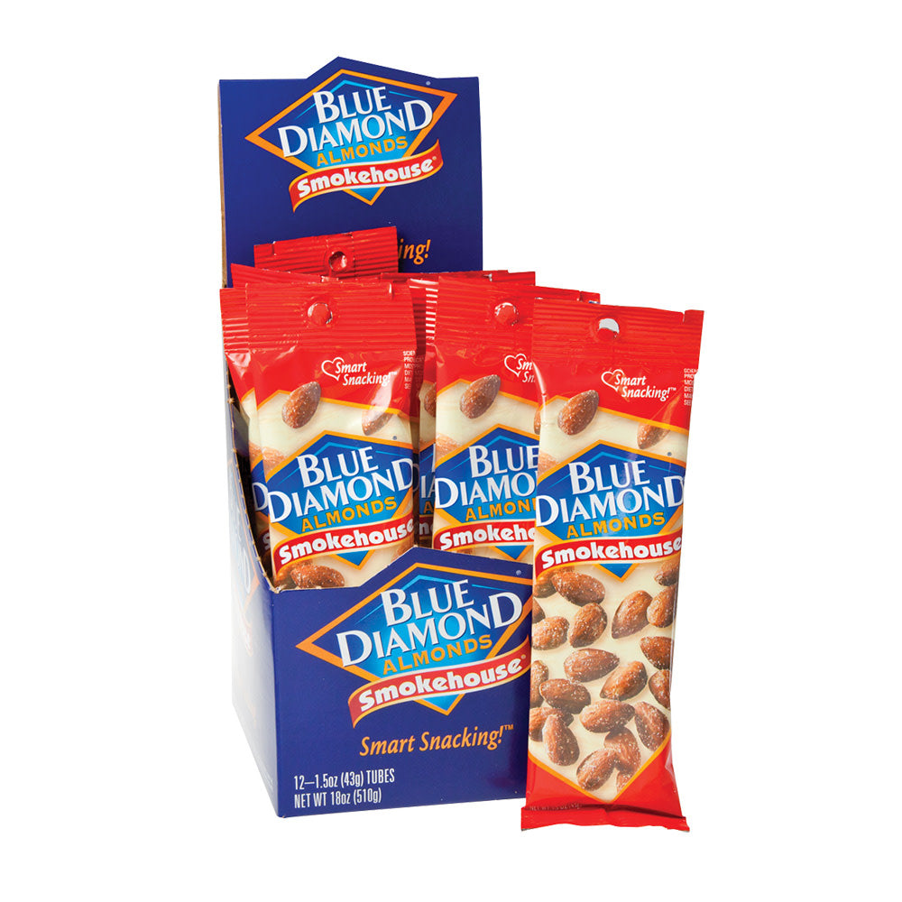 Wholesale Blue Diamond Smokehouse Almonds 1.5 Oz Bag- Bulk