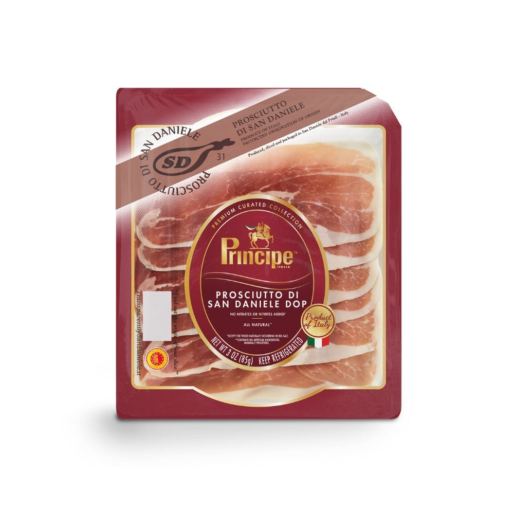 Wholesale Principe Case Oval Sliced Prosciutto- Bulk