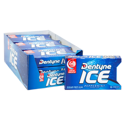 Wholesale Dentyne Ice Peppermint Gum Split 2 Fit Pack- Bulk