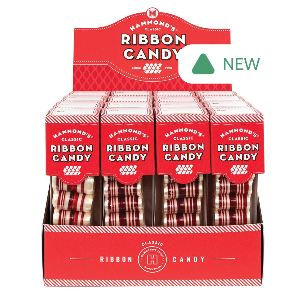 Wholesale Hammond'S Peppermint Ribbon Candy 3 Oz- Bulk