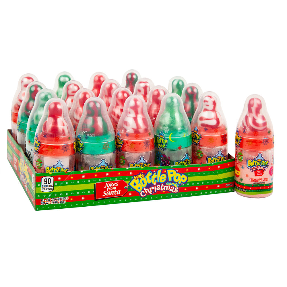 Wholesale Baby Bottle Pop Christmas 0.85 Oz- Bulk