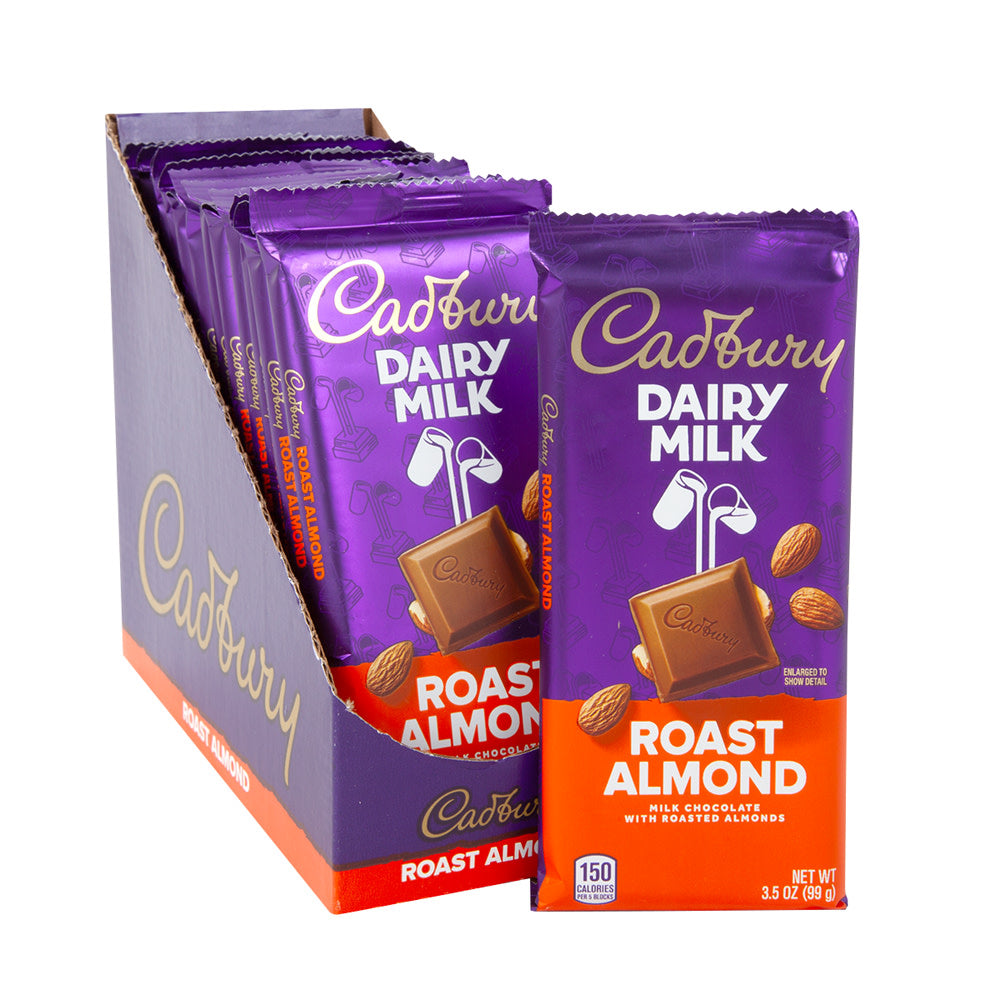 Wholesale Cadbury Roast Almond Milk Chocolate 3.5 Oz Bar- Bulk