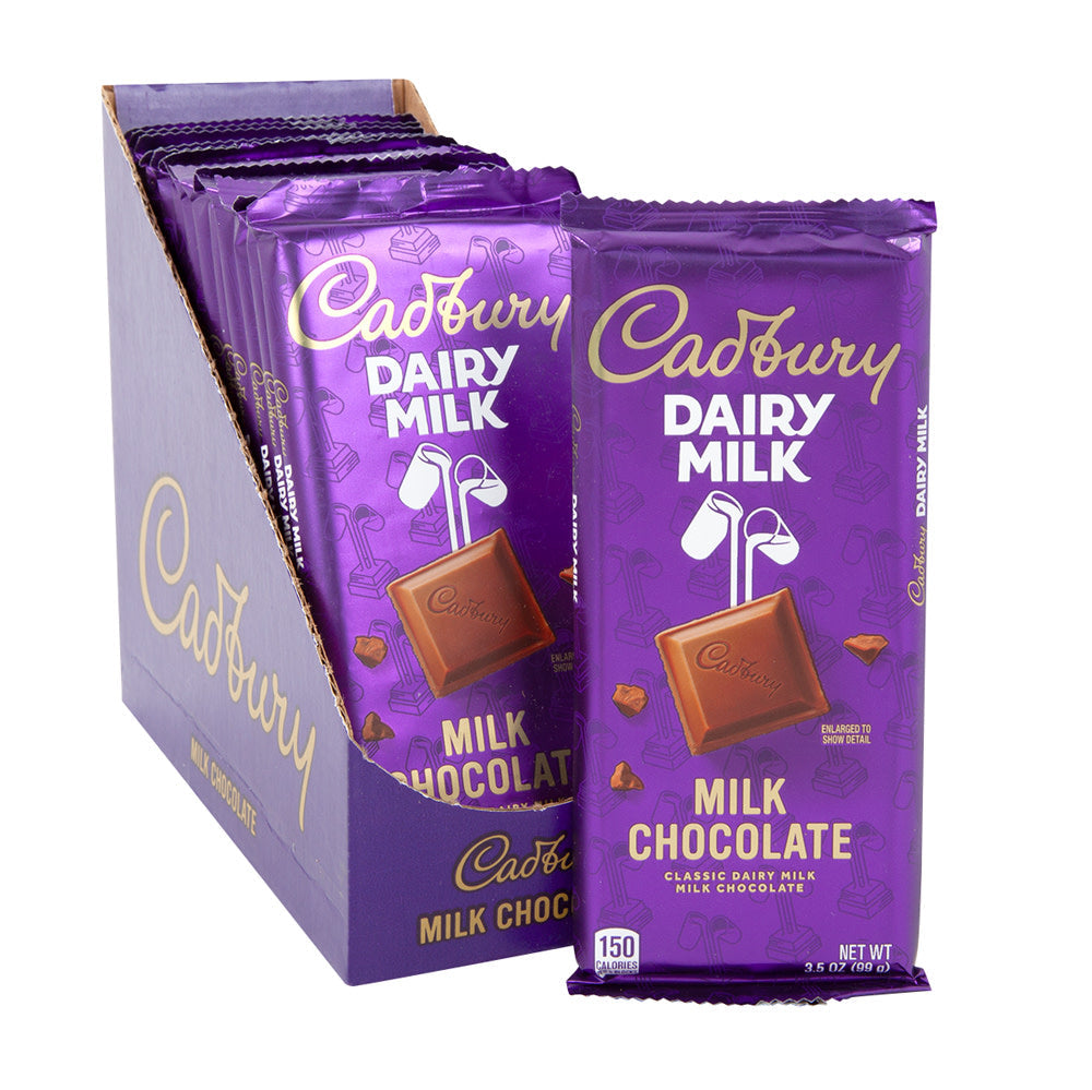 Wholesale Cadbury Dairy Milk Chocolate 3.5 Oz Bar- Bulk